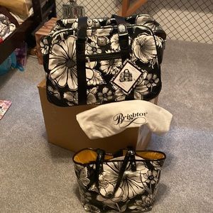 Brighton wheeled weekender with matching tote